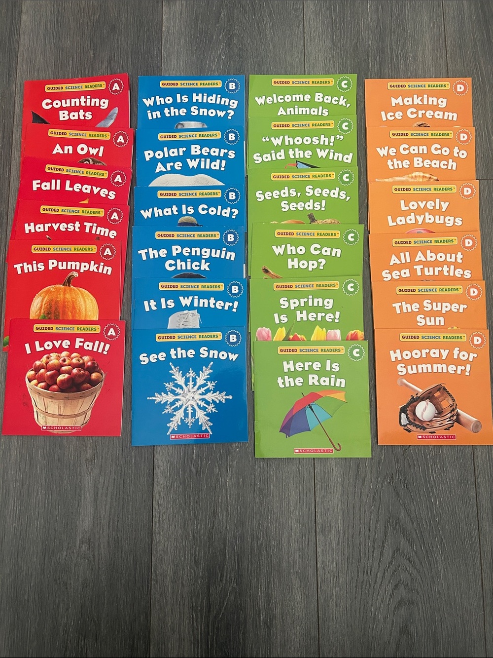 Guided Science Readers Set of 24 Early Learning Books